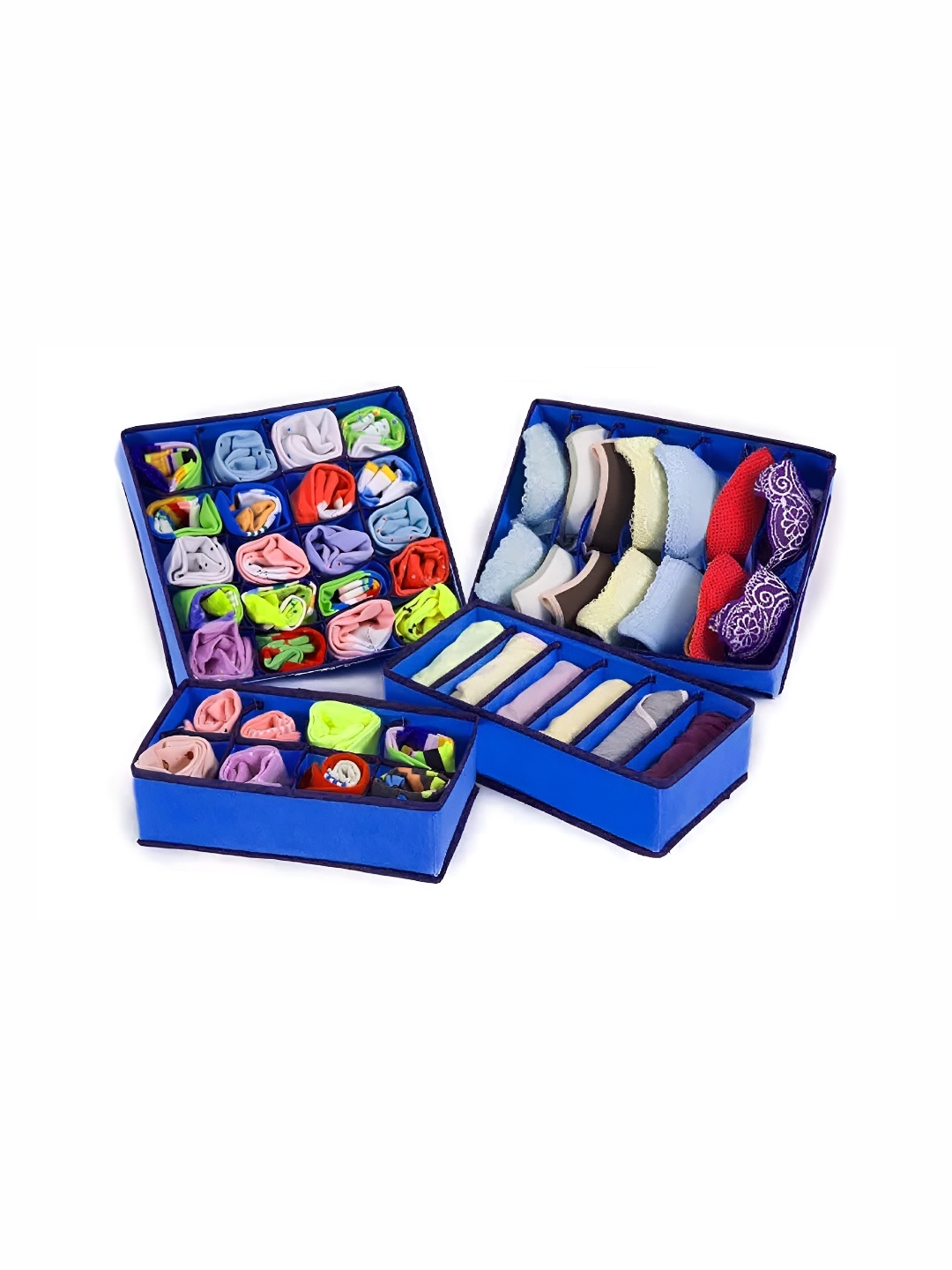 

NeonateCare Blue 4 Pieces Reusable Drawer Organisers