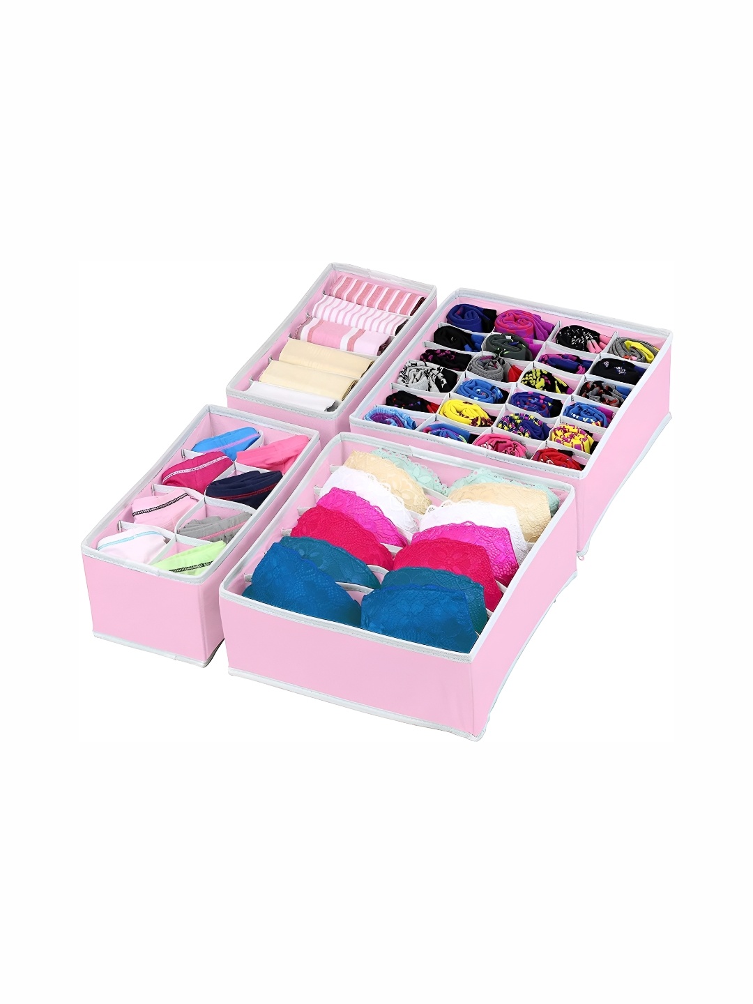 

NeonateCare Pink 4 Pieces Reusable Separator Organisers