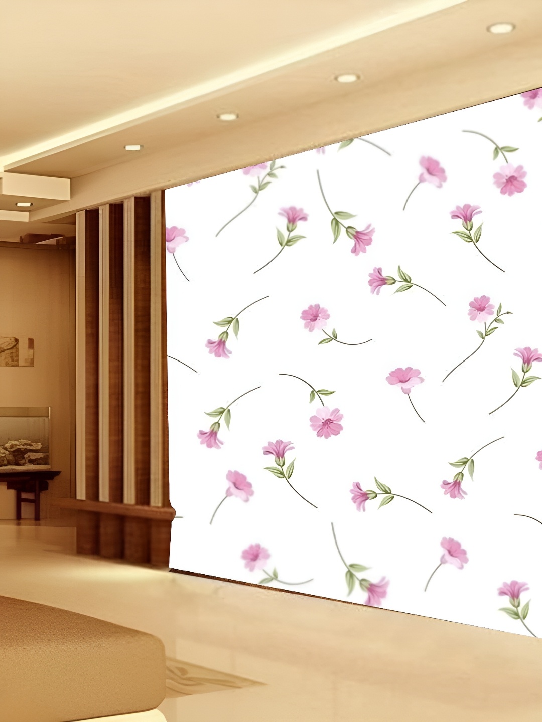 

Aura White & Pink 3D Printed Self-Adhesive Wall Sticker