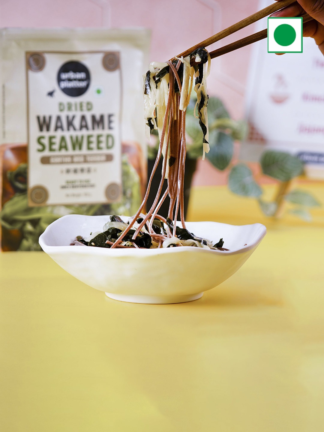 

URBAN PLATTER Wakame Seaweed- 100g, Green