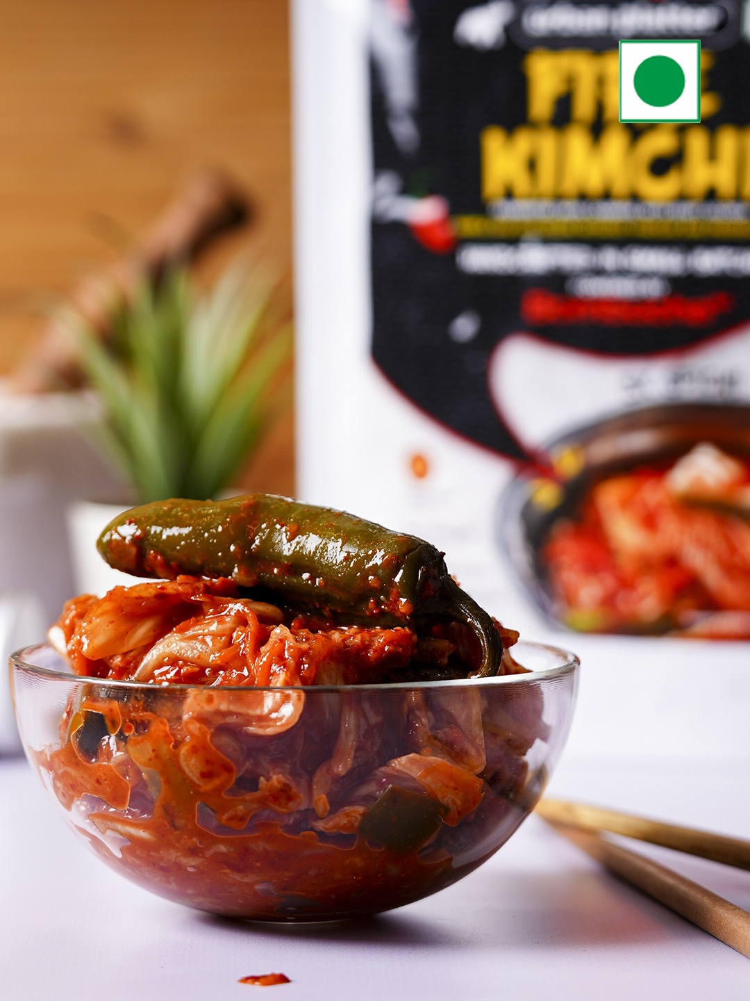 

URBAN PLATTER Korean Style Fire Kimchi- 350g, Red