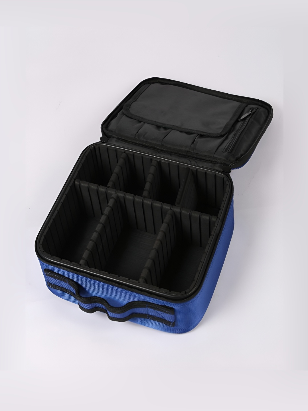 

HOUSE OF QUIRK Blue & Black Regular Makeup Organiser