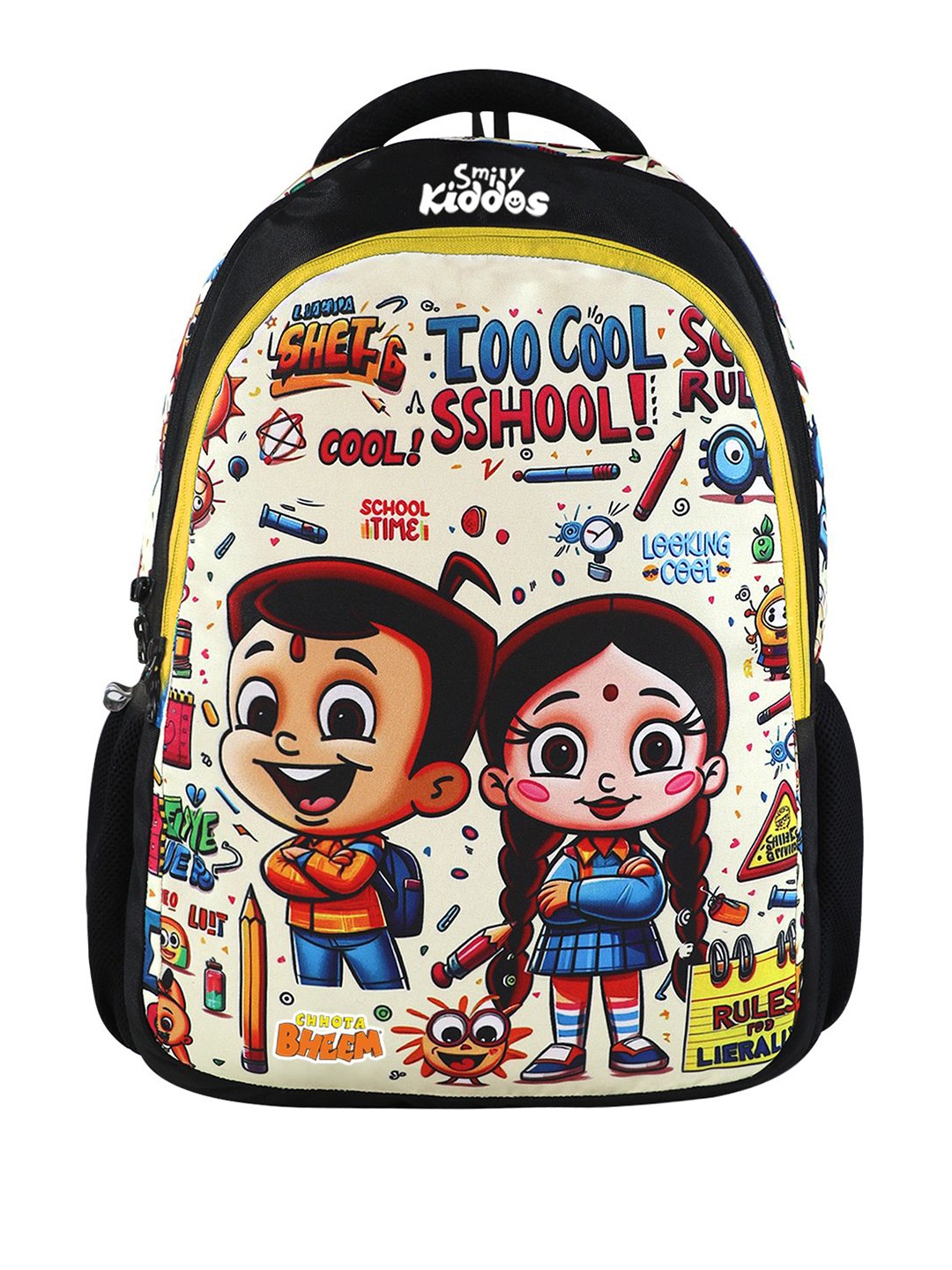 

Smily Kiddos Kids-Unisex Graphic Backpack, Black