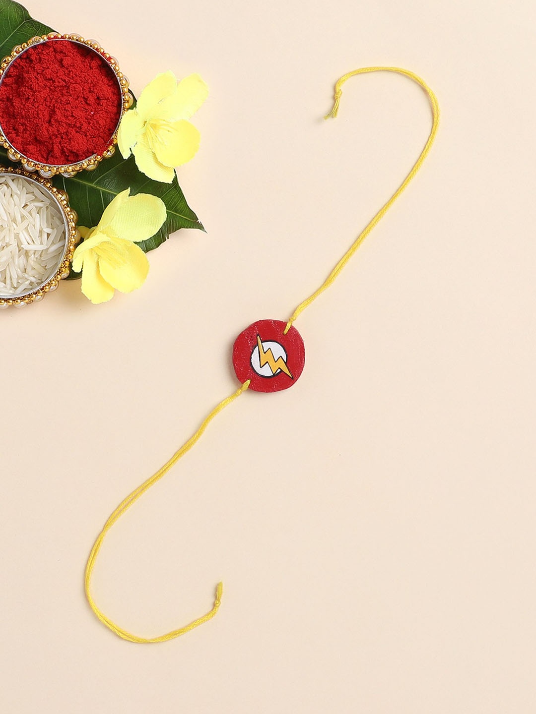 

The Magic Wand Boys Printed Thread Rakhi, Red