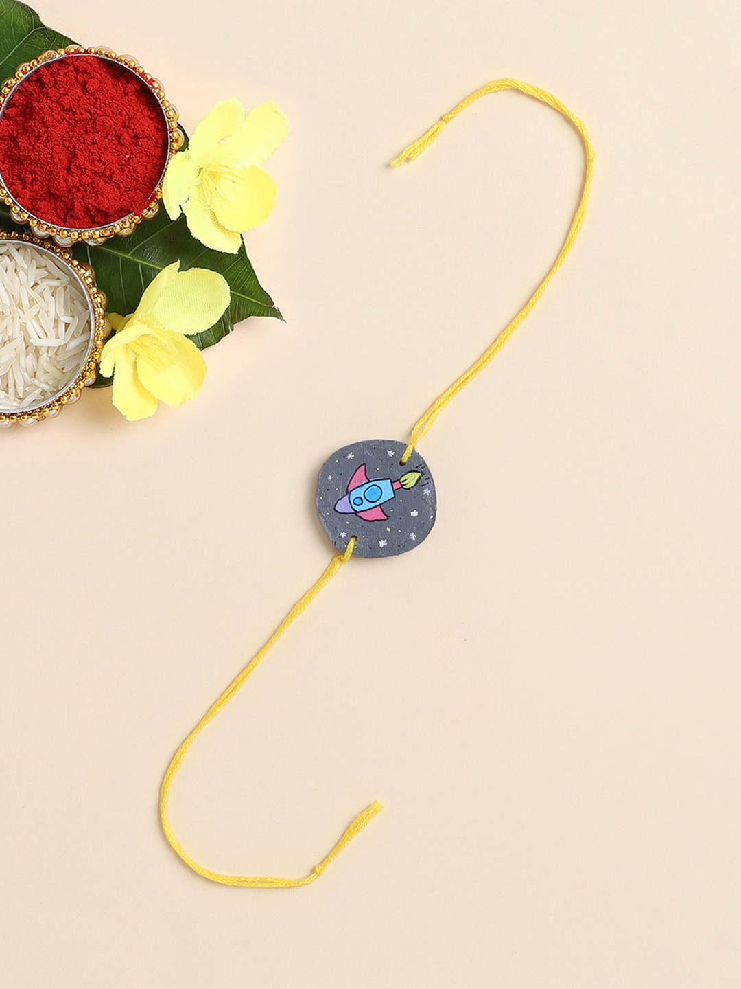 

The Magic Wand Boys Printed Thread Rakhi, Blue