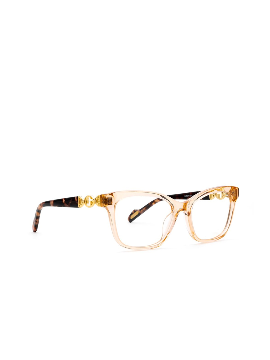 

GUESS Women Abstract Full Rim Square Frames, Pink