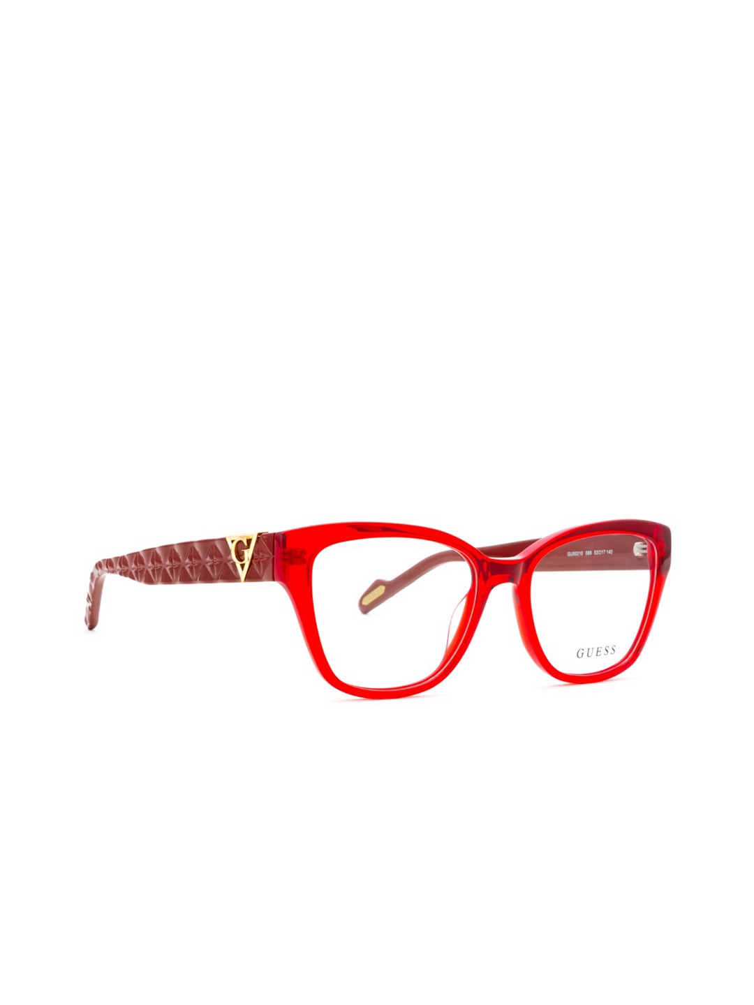 

GUESS Women Full Rim Square Frames, Red