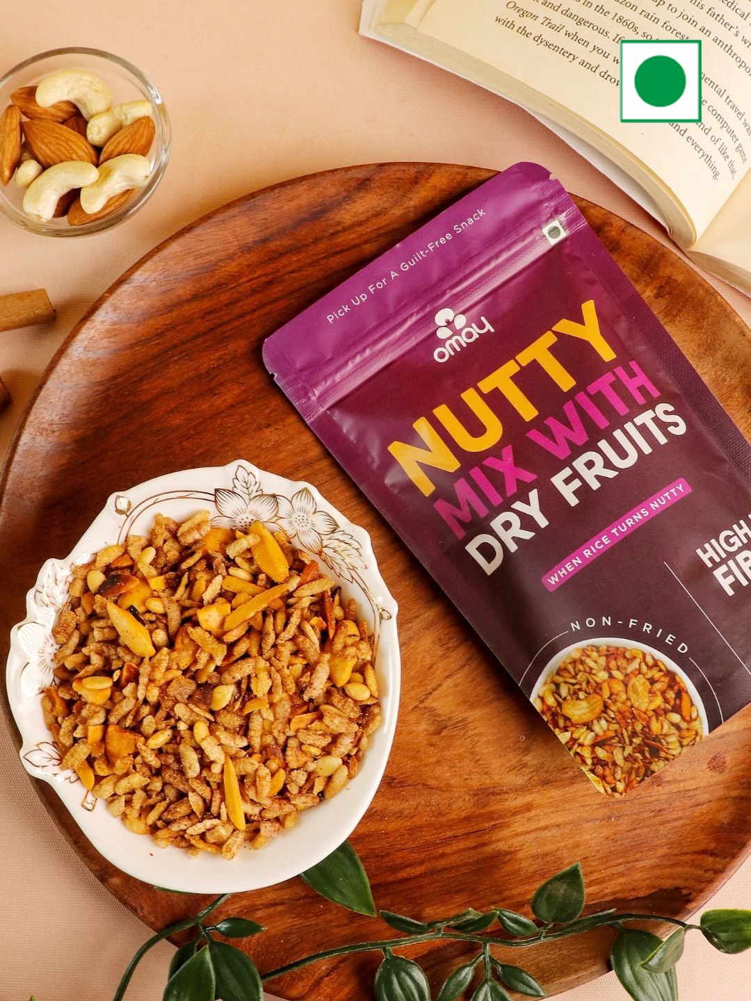 

Omay Foods 4-Pcs Mix with Dry-fruits 50g, Purple