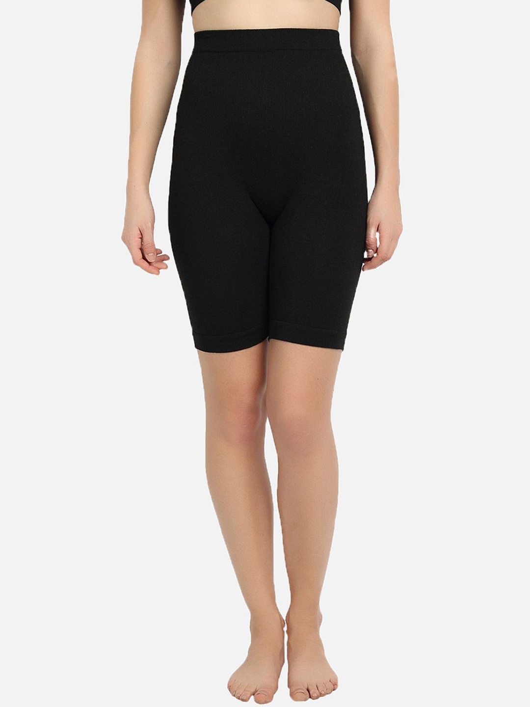 

DEALSEVEN FASHION Tummy & Thigh Shapewear, Black