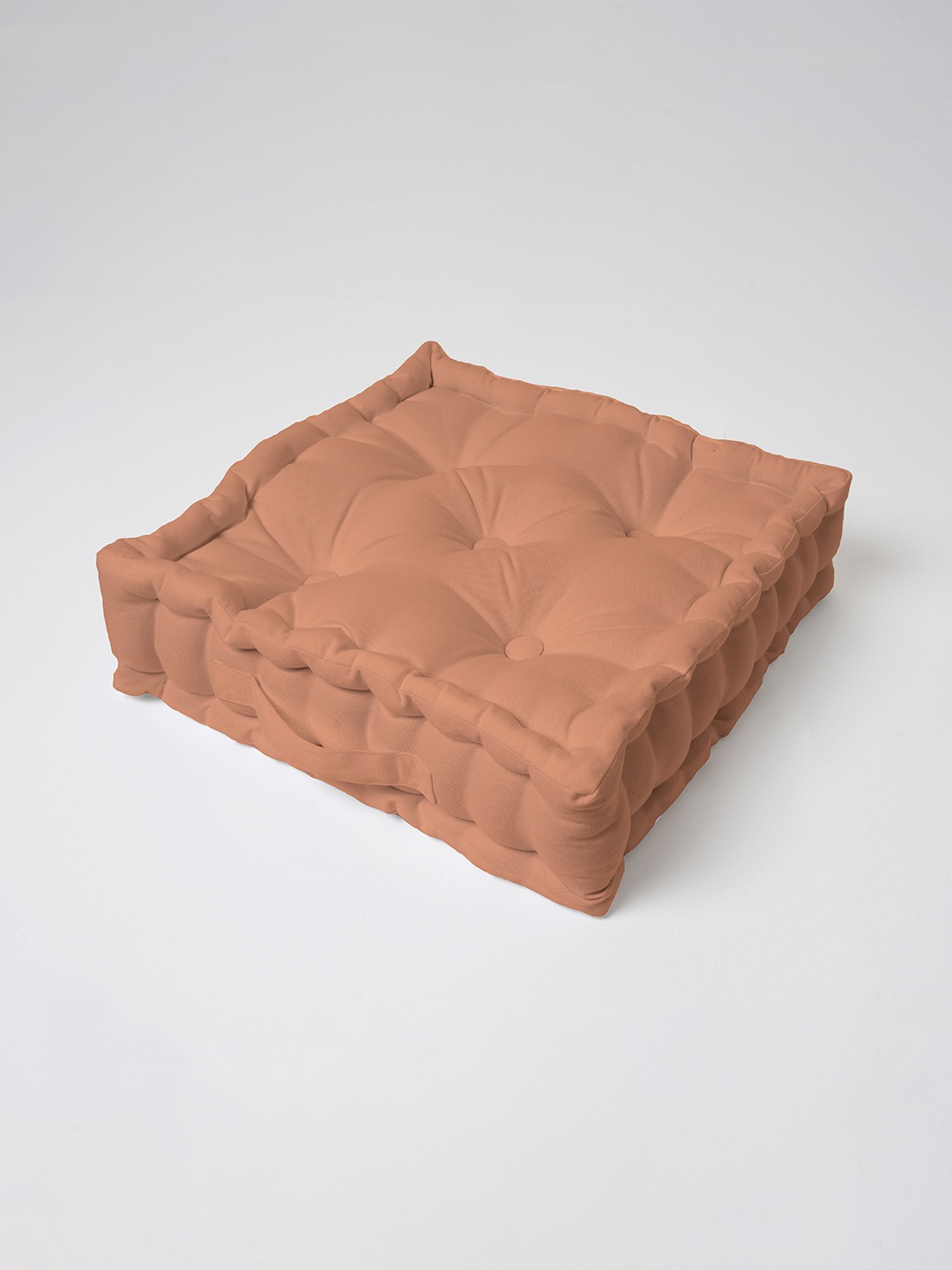 

SKANDA FAB Peach Pure Cotton Floor Cushions