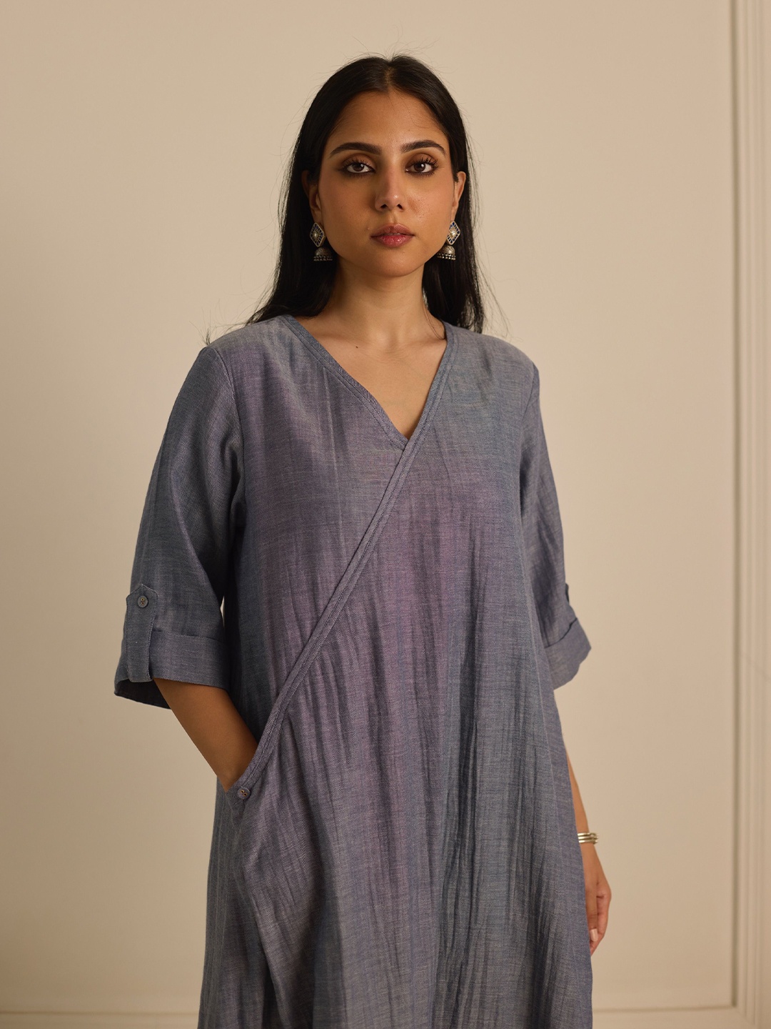 

VASSTRAM A-Line Dress, Blue