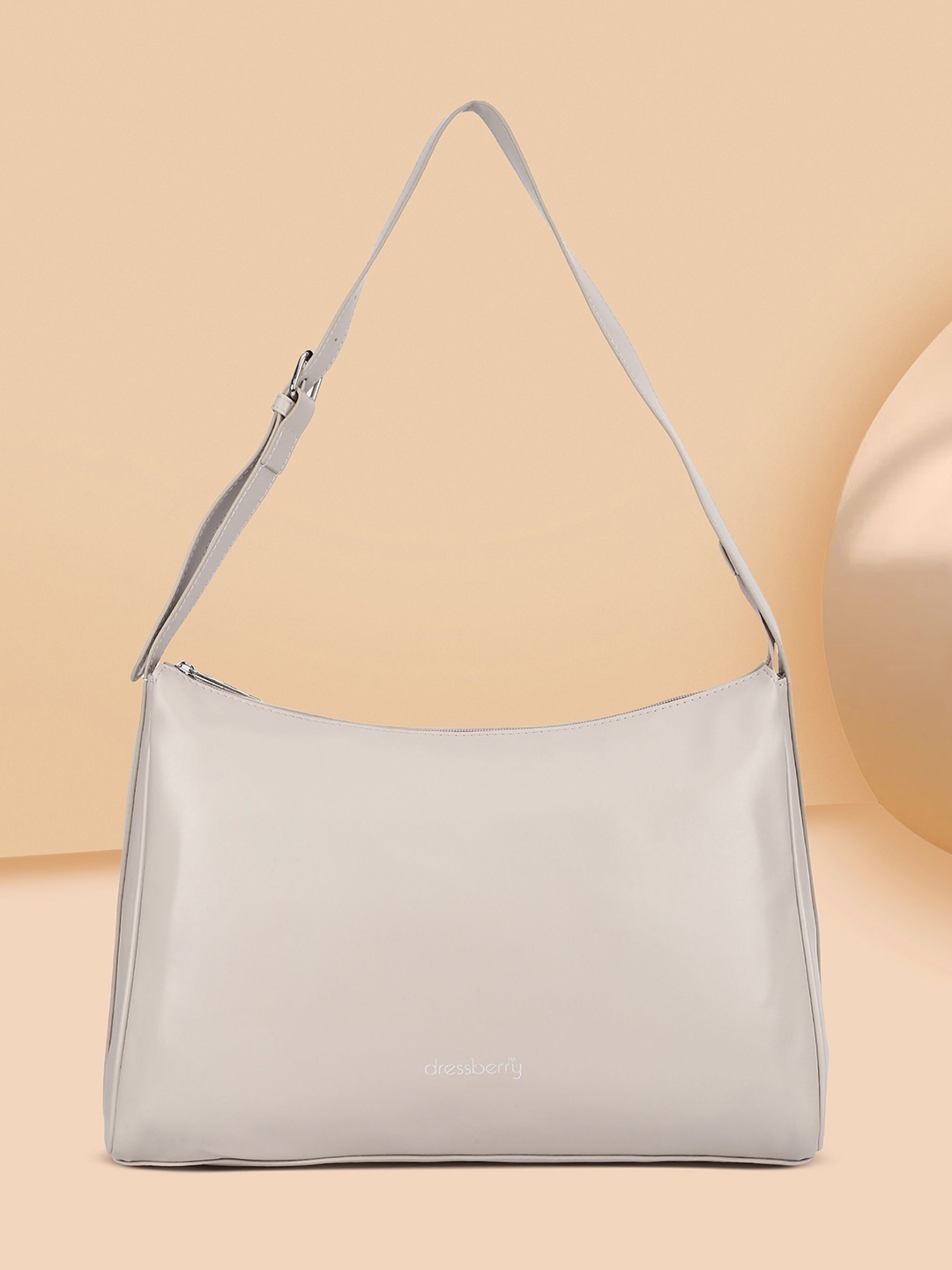 

DressBerry Structured Shoulder Bag, White