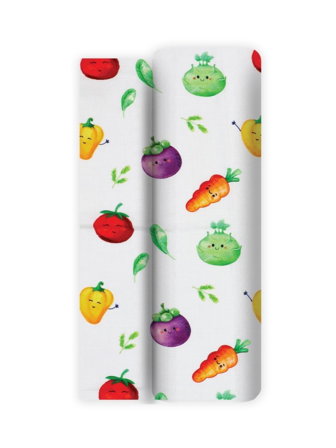 

A Toddler Thing White & Green Printed Cotton 110 GSM Bath Towel