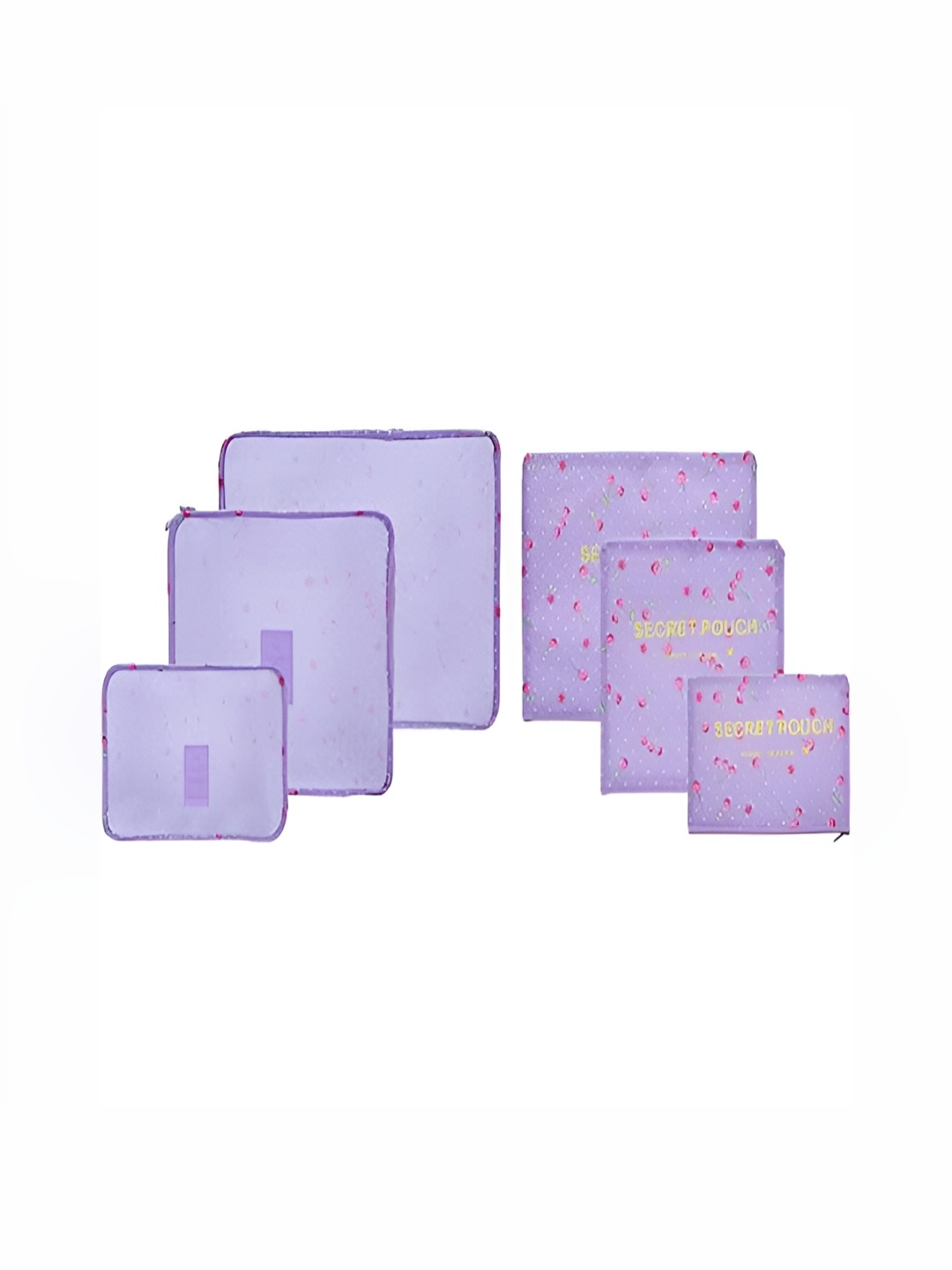

HOUSE OF QUIRK Purple 6 Pieces Regular Multi-Utility Organisers