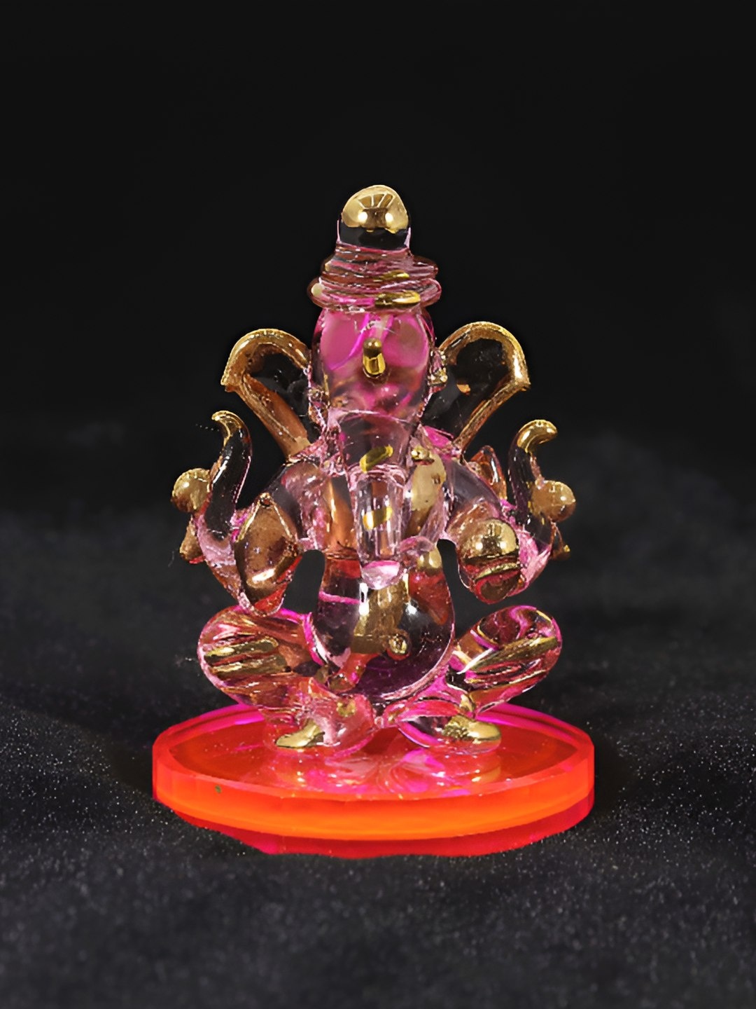 NMII Pink & Transparent Religious Idol Showpiece