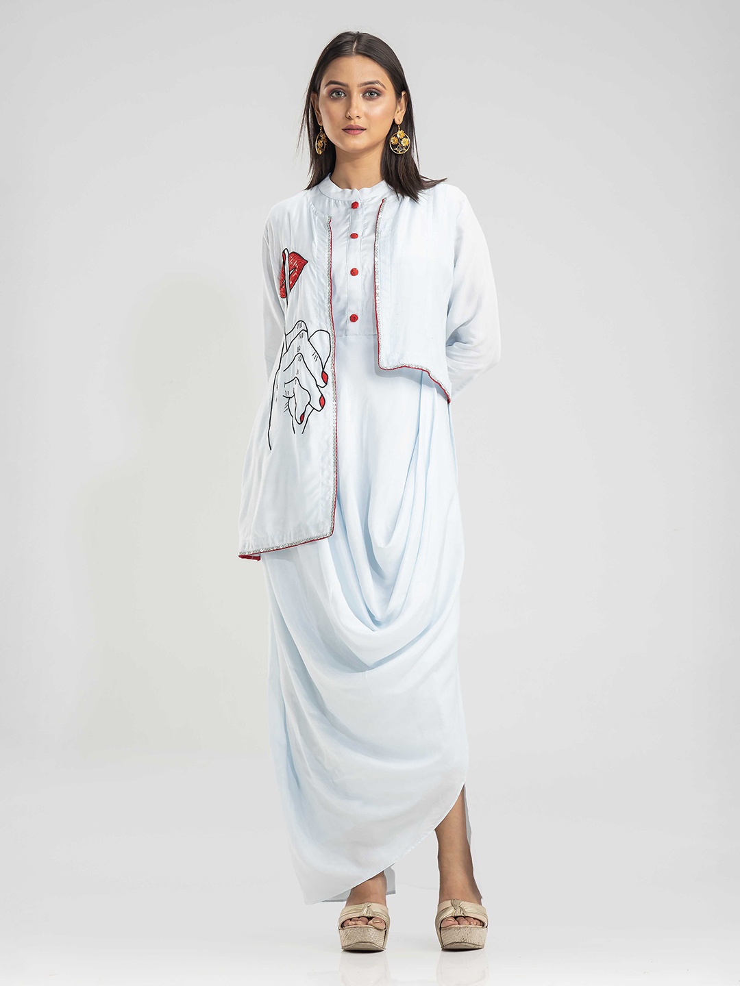 

SACRED SUTA Maxi Dress, White