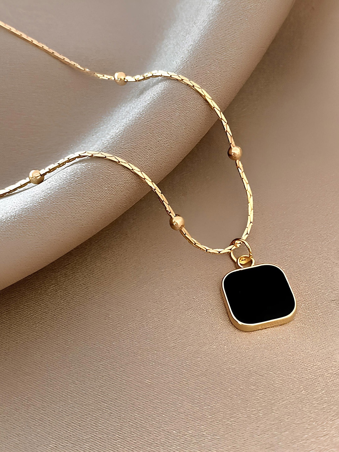 

KARISHMA KREATIONS Gold Plated Stainless Steel Pendant with Chain