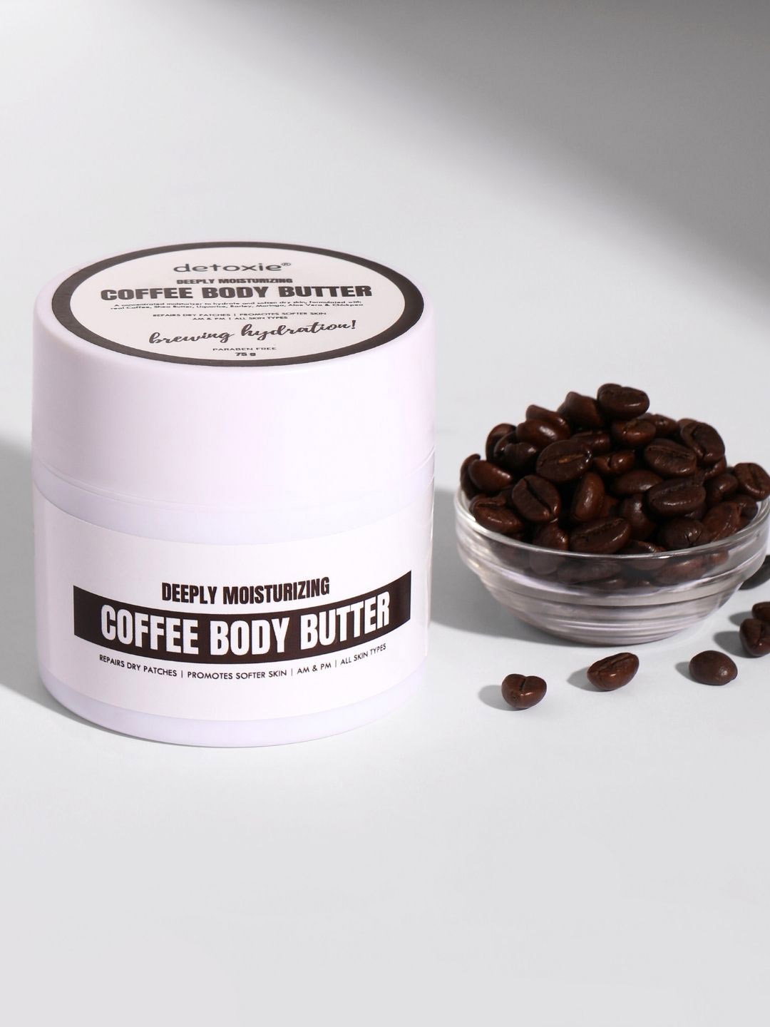 

Detoxie Deeply Moisturizer Coffee Body Butter - 75g, Brown