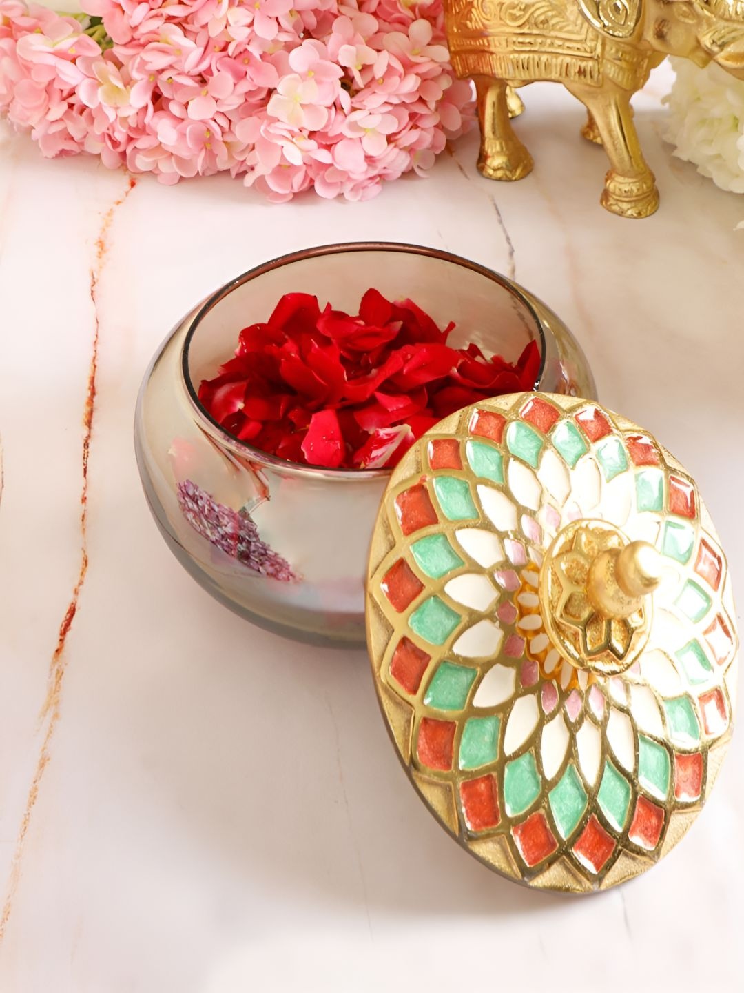 

THE HOME CO. Green & Red Transparent Storage Containers