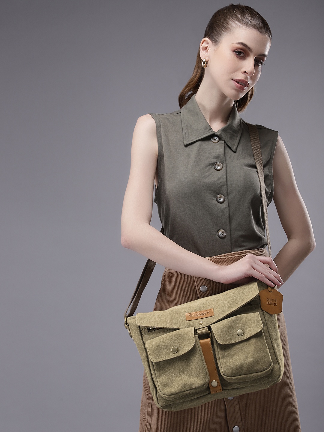 

Roadster Sling Bag, Olive