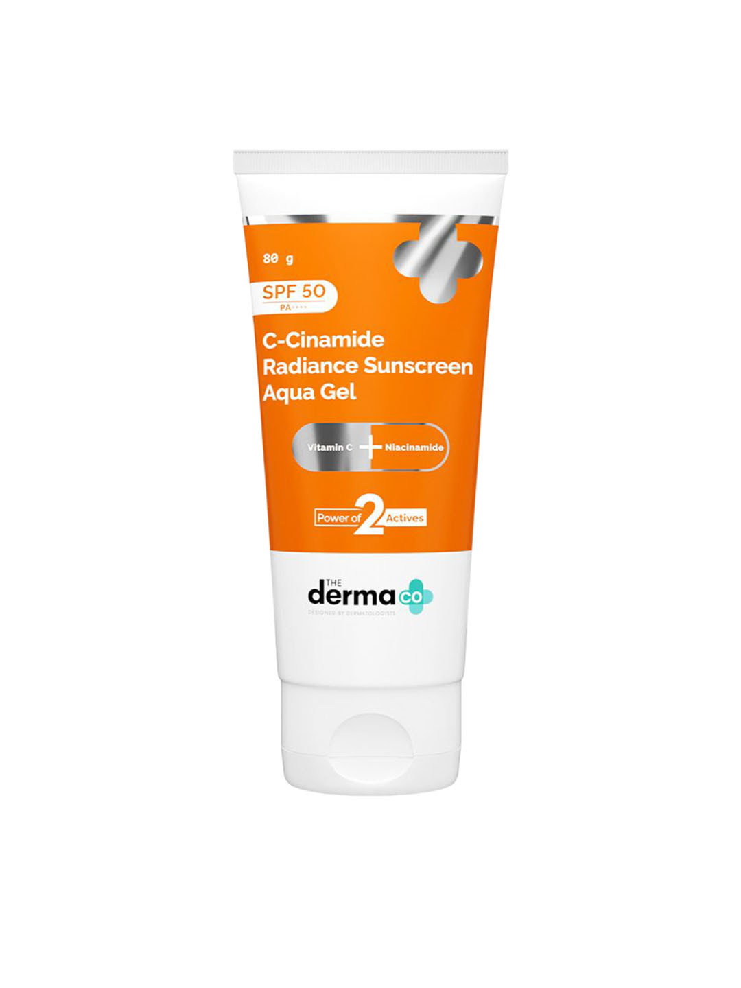 

The Derma co. C-Cinamide Sunscreen Aqua Gel SPF 50 PA++++ - 80g, White