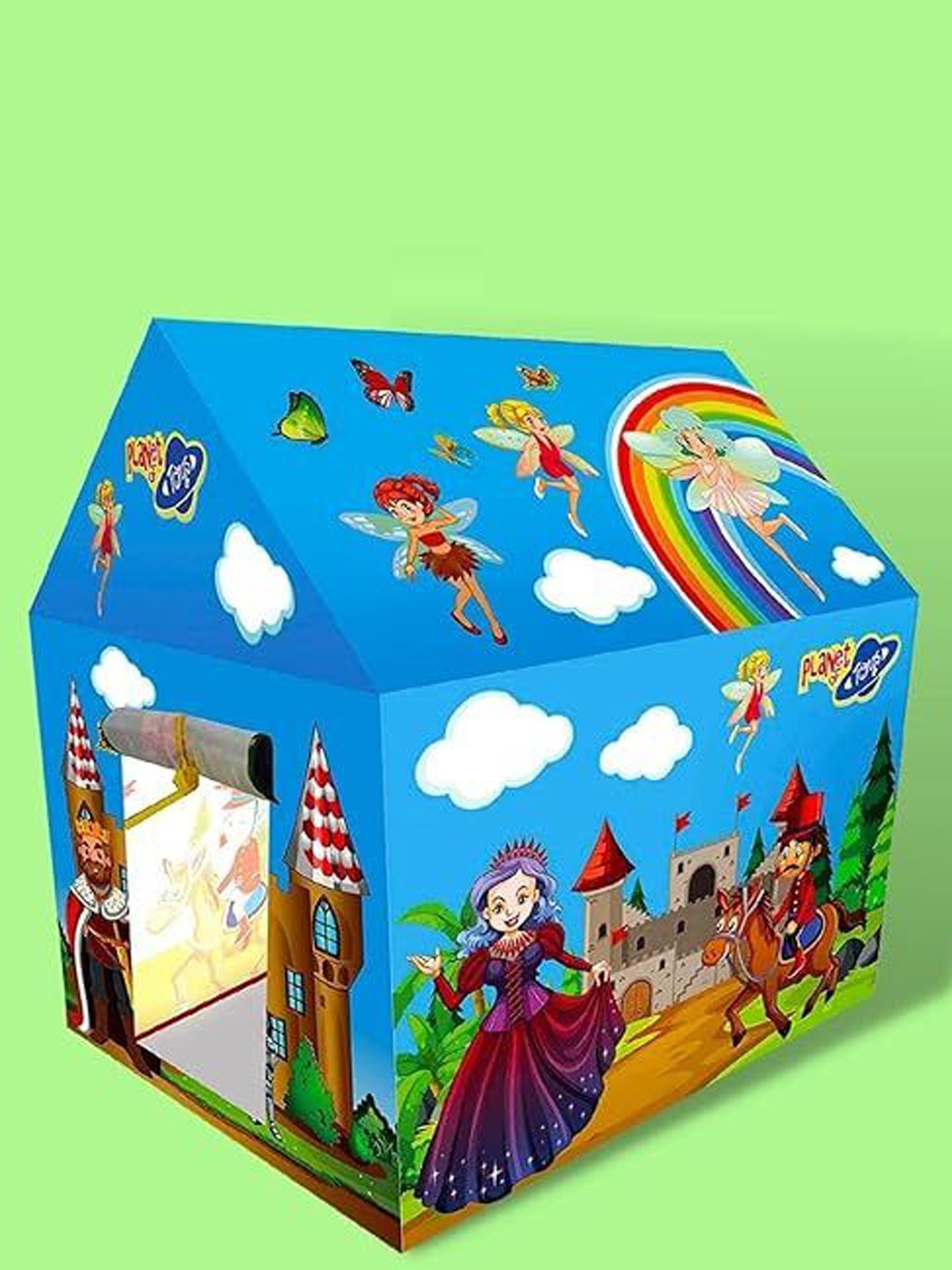 

PLANET of Toys Princess Castle Play Tent Skill Development Learning Toys, Blue