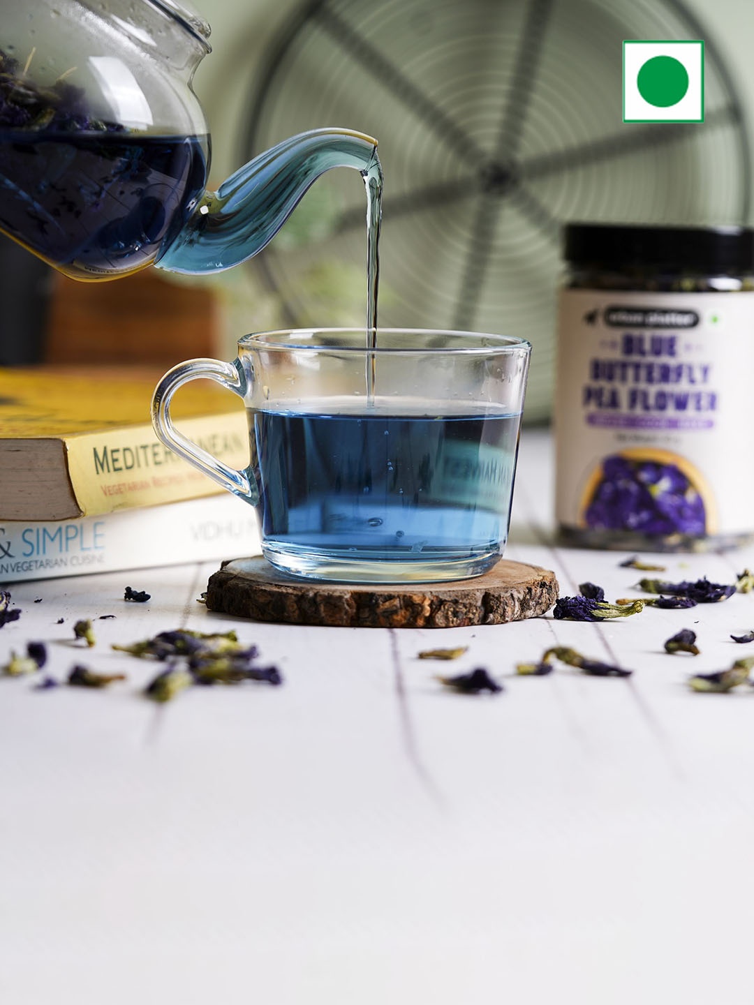 

URBAN PLATTER Blue Butterfly Pea Flower Tea-40G, Assorted