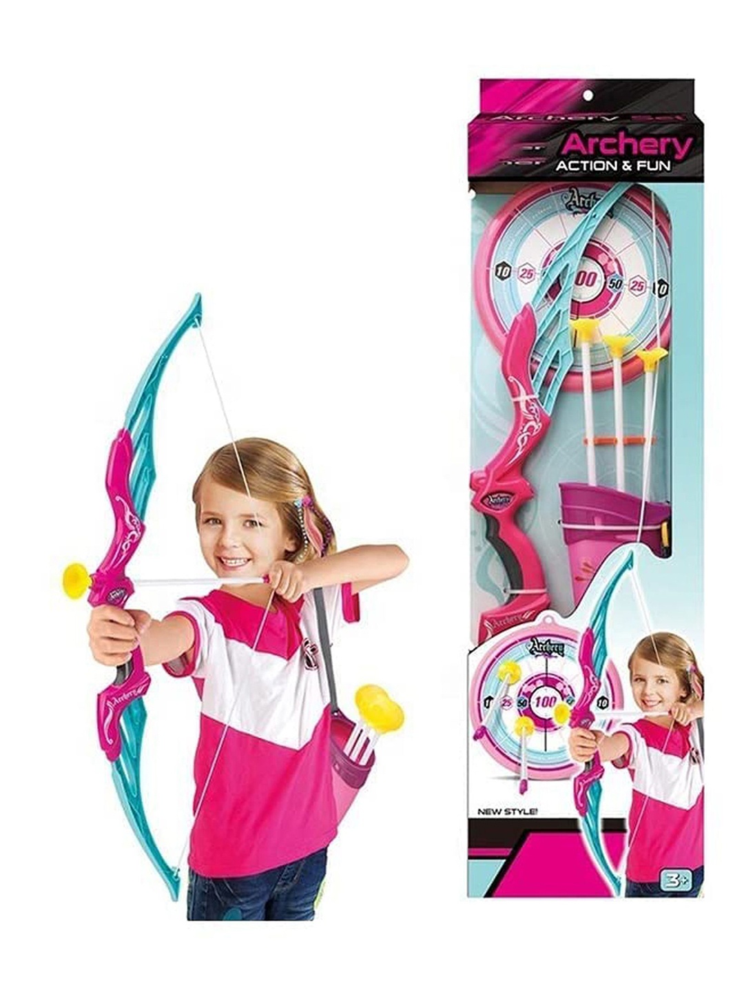 

PLANET of Toys Bow Activity Toys and Games, Pink