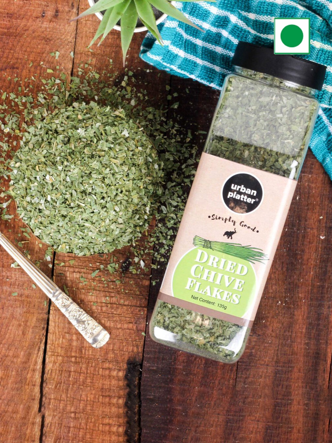 

URBAN PLATTER Dried Chive Flakes- 135g, Green