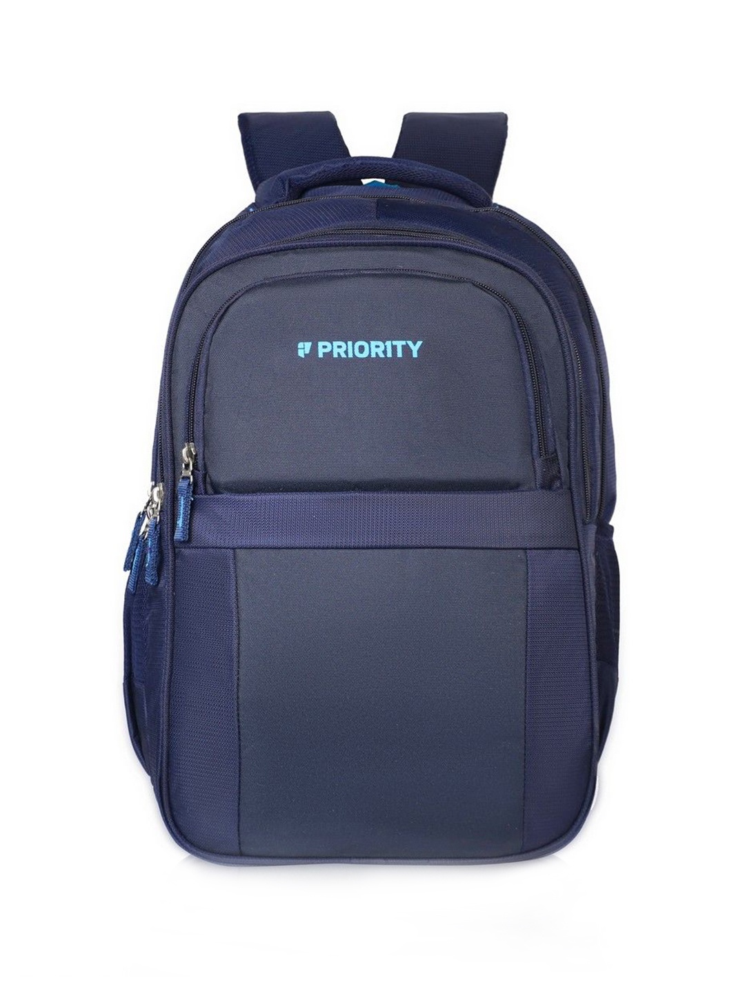 

Priority Unisex Brand Logo Large Laptop Backpack, Navy blue