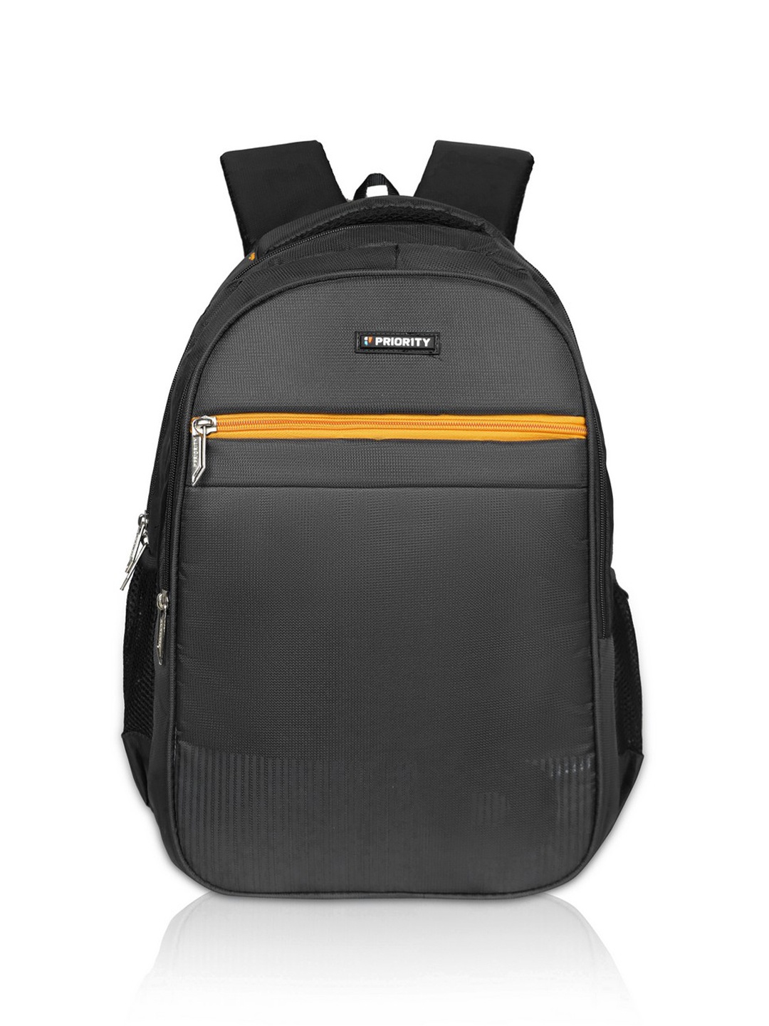 

Priority Unisex Brand Logo Large Laptop Backpack, Black