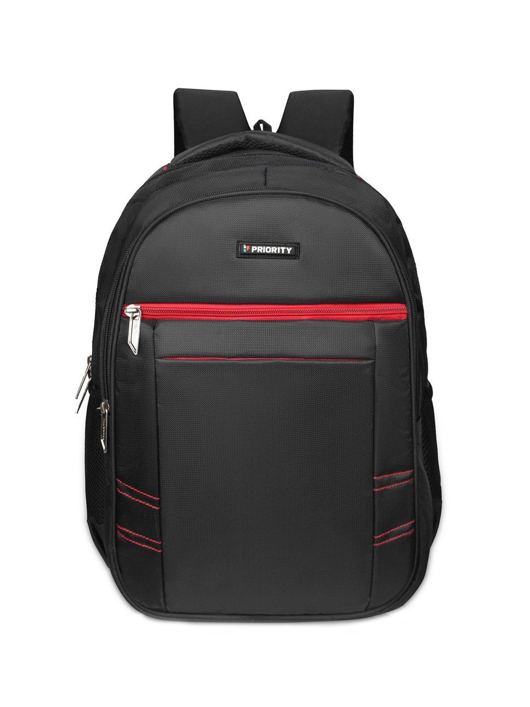 

Priority Unisex Brand Logo Large Laptop Backpack, Black