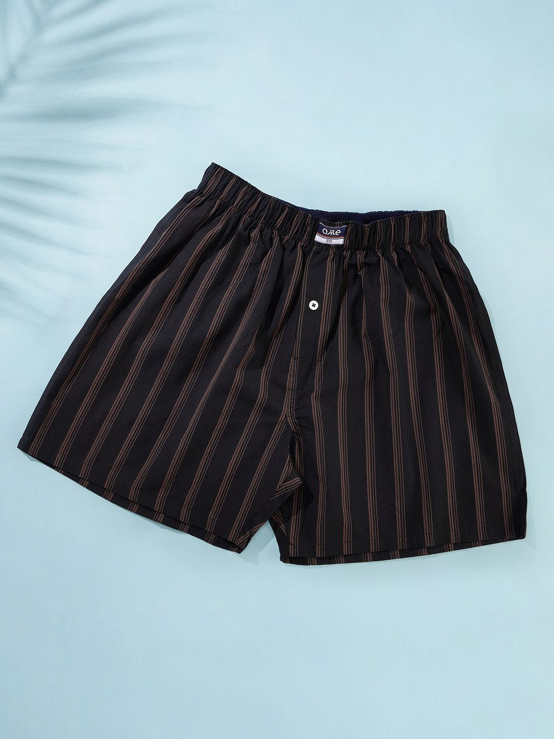 

Ajile by Pantaloons Striped Pure Cotton Boxers8909044374271, Black