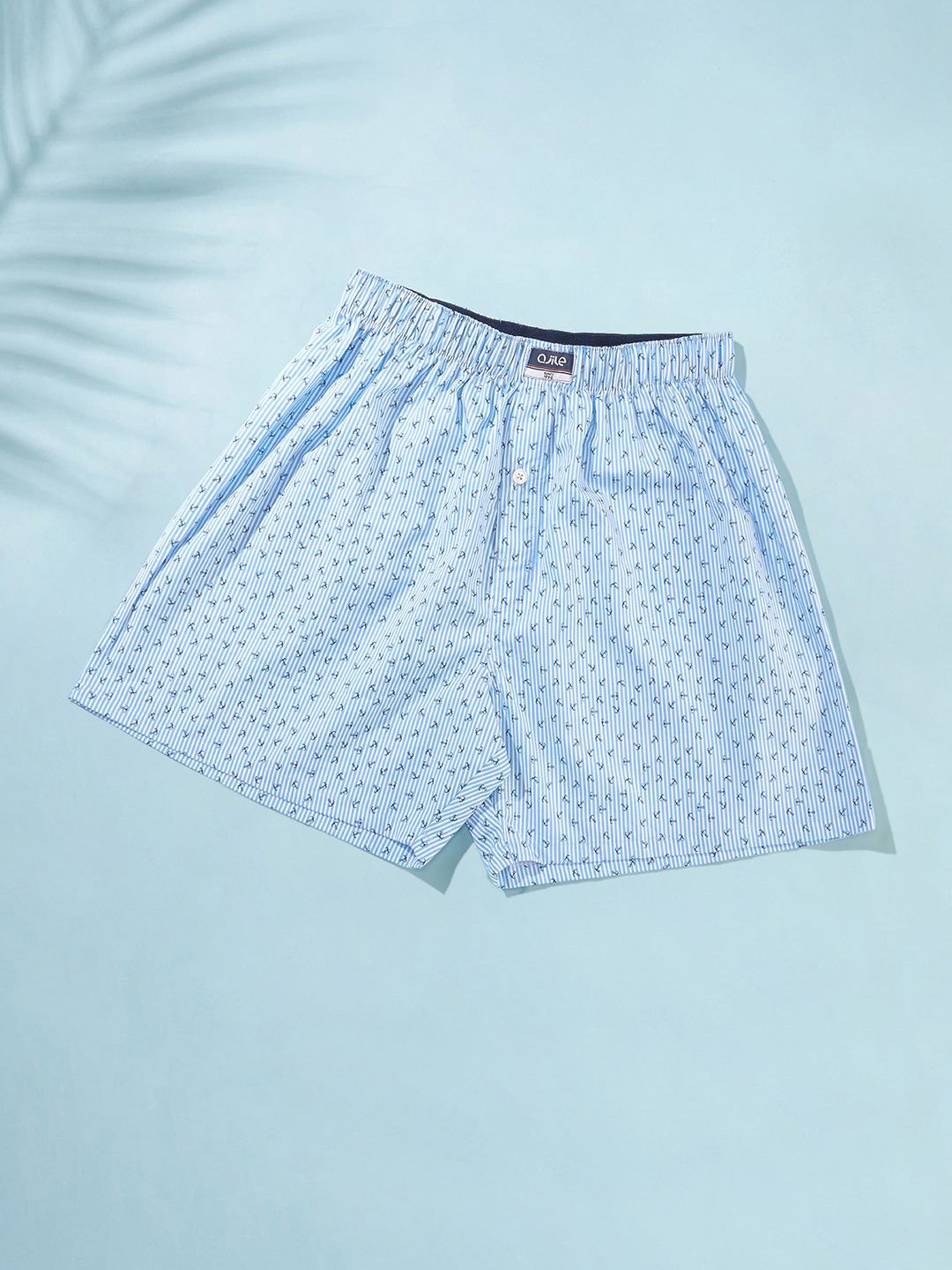 

Ajile by Pantaloons Printed Pure Cotton Boxers8909044374127, Blue