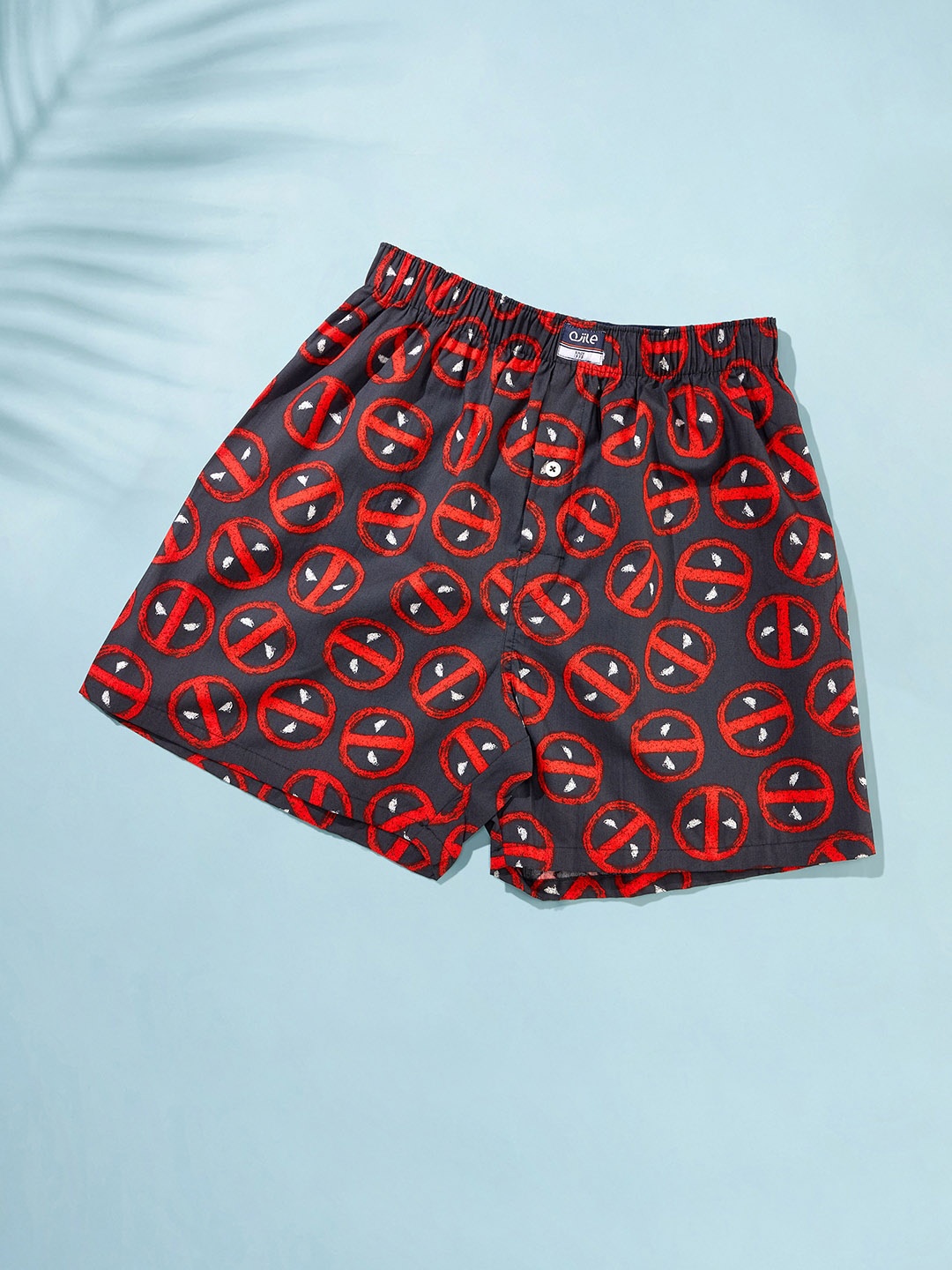 

Ajile by Pantaloons Printed Pure Cotton Boxer8909044374172, Red