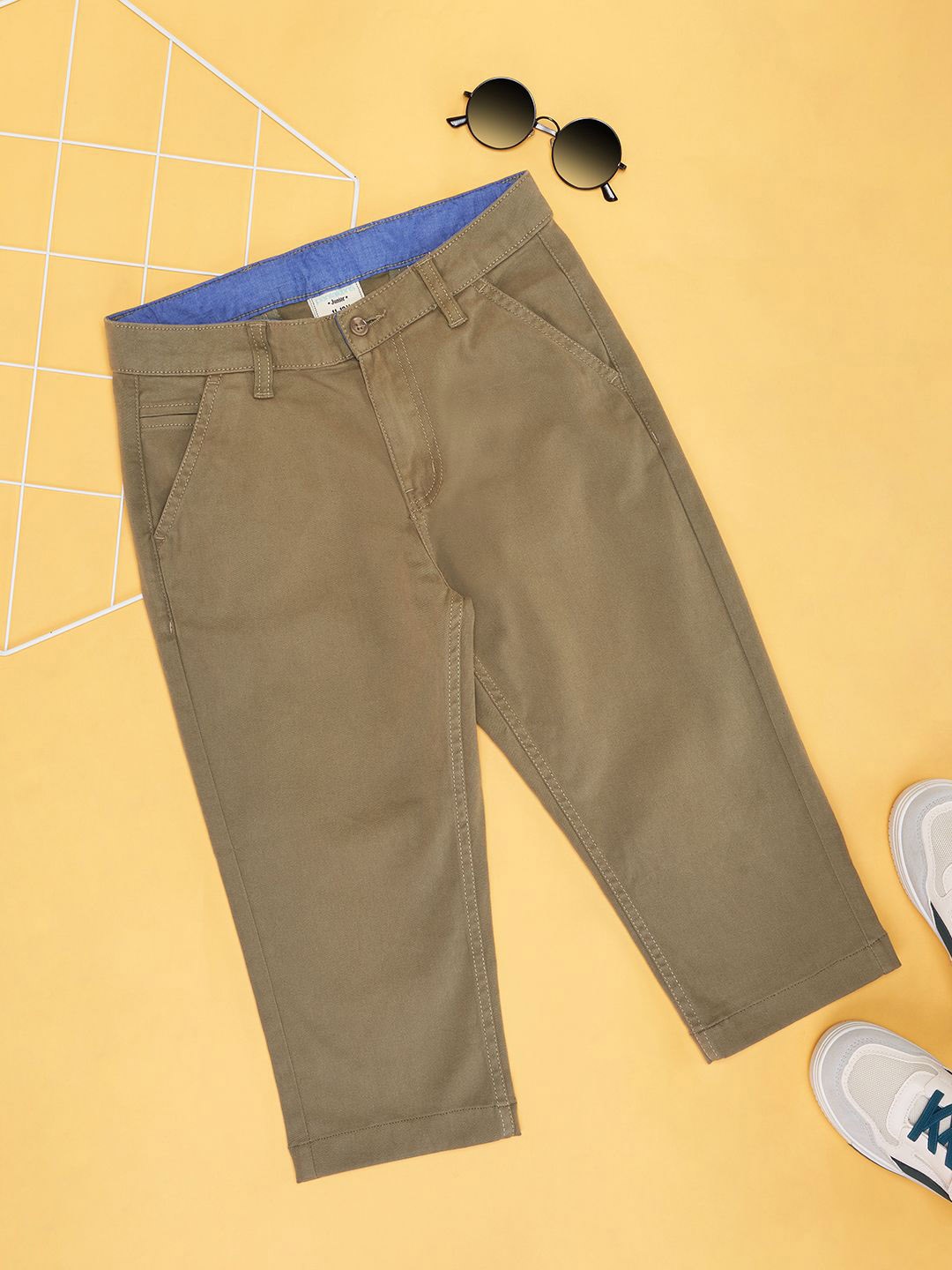 

Pantaloons Junior Boys Trousers, Olive