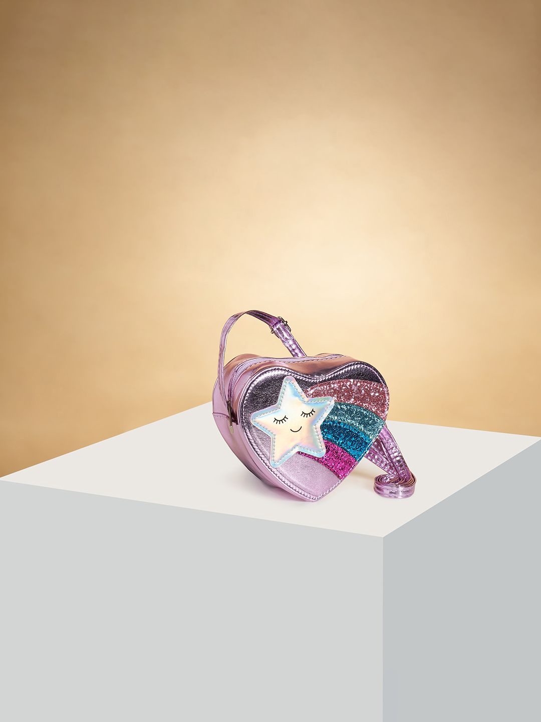 

Pantaloons Junior Kids-Girls Embellished Sling Bag, Purple