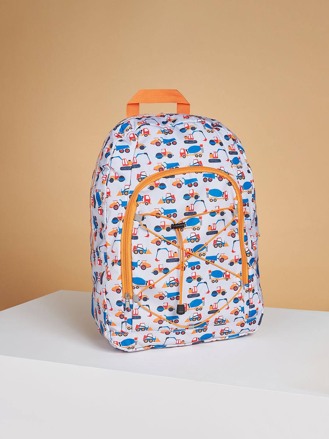

Pantaloons Junior Boys Graphic Backpack, Grey