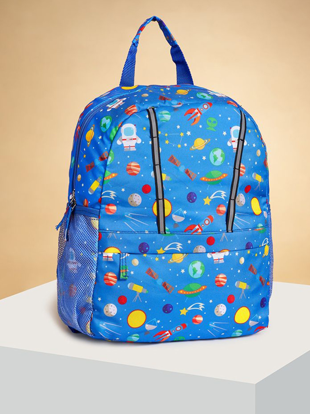 

Pantaloons Junior Boys Graphic Backpack, Blue