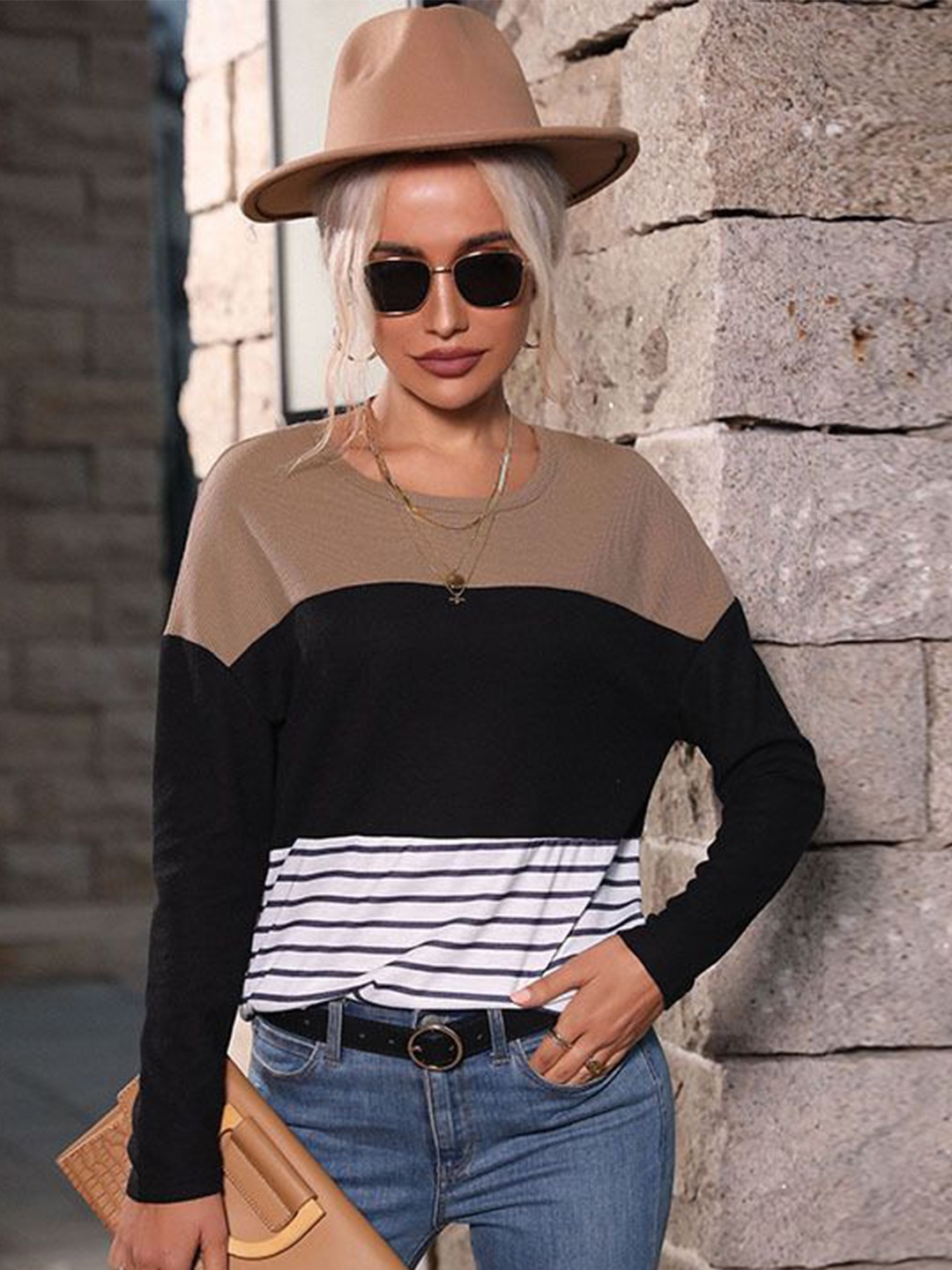 

StyleCast Striped Top, Multi