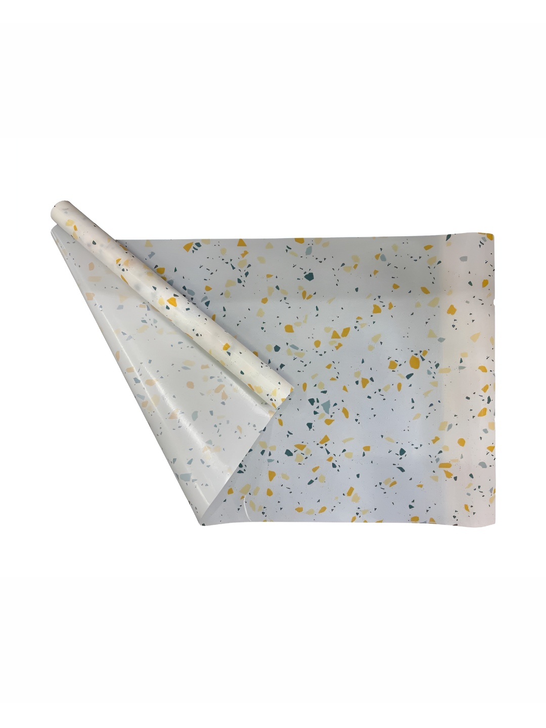

CASA-NEST White & Yellow Printed Shelf Liner Organiser