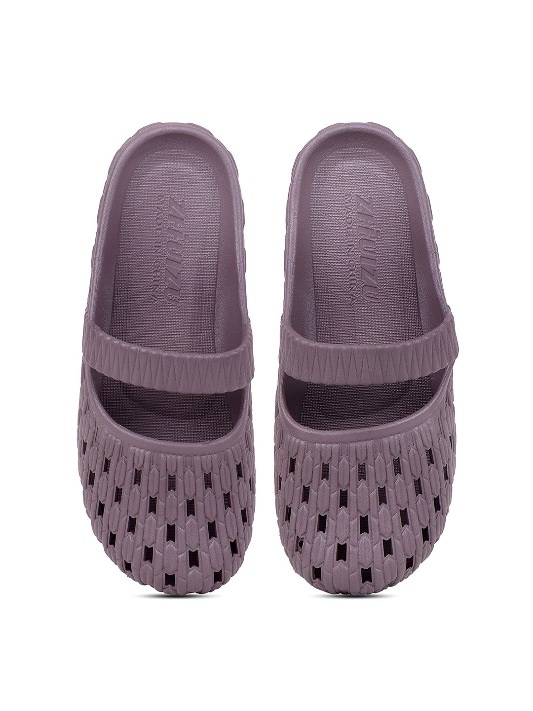 

CASSIEY Women Rubber Lightweight Slip-On, Purple