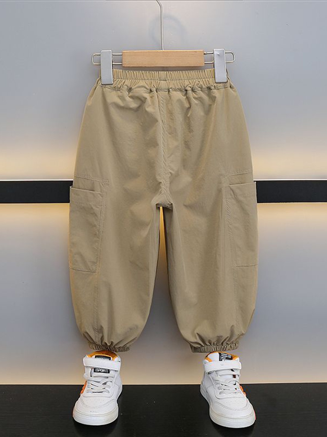 

StyleCast x Revolte Boys Easy Wash Joggers Trousers, Khaki