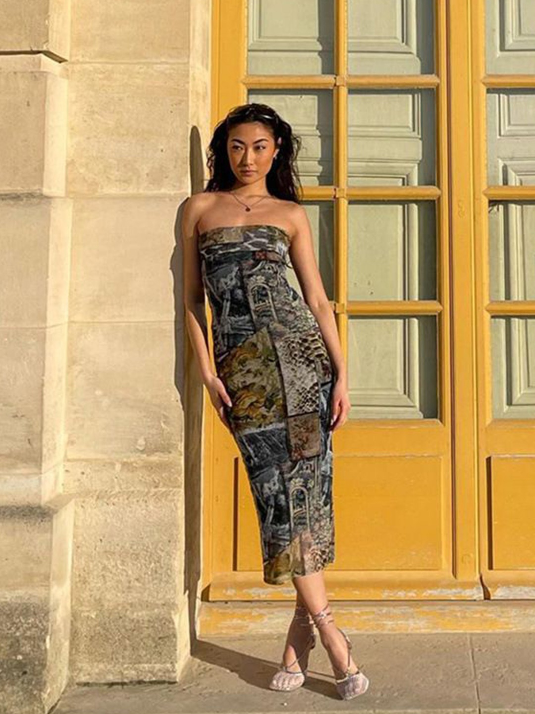 

StyleCast x Revolte Bodycon Midi Dress, Multi