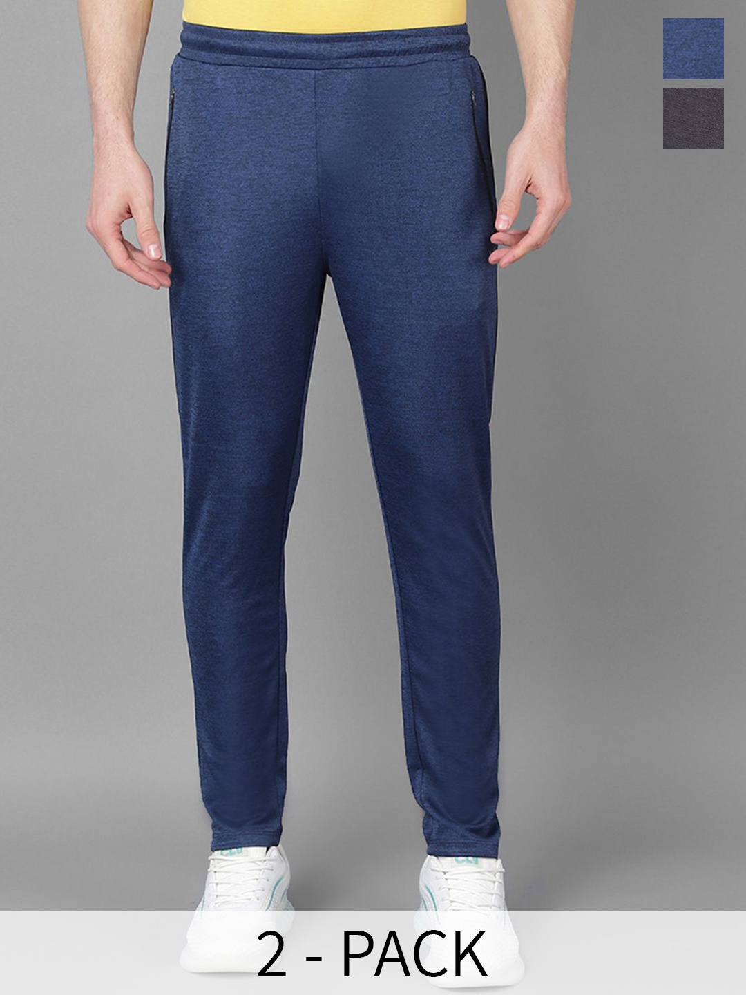 

Force NXT Men Pack of 2 Anti Odour Track Pants, Grey