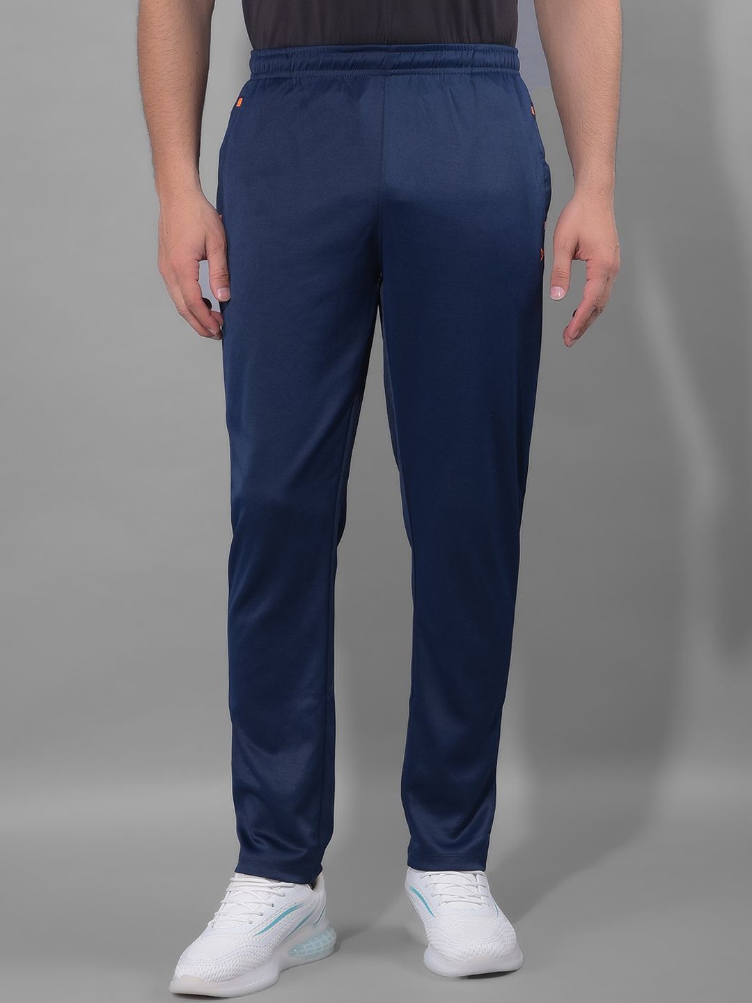 

Force NXT Men Mid-Rise Sports Track Pants, Navy blue