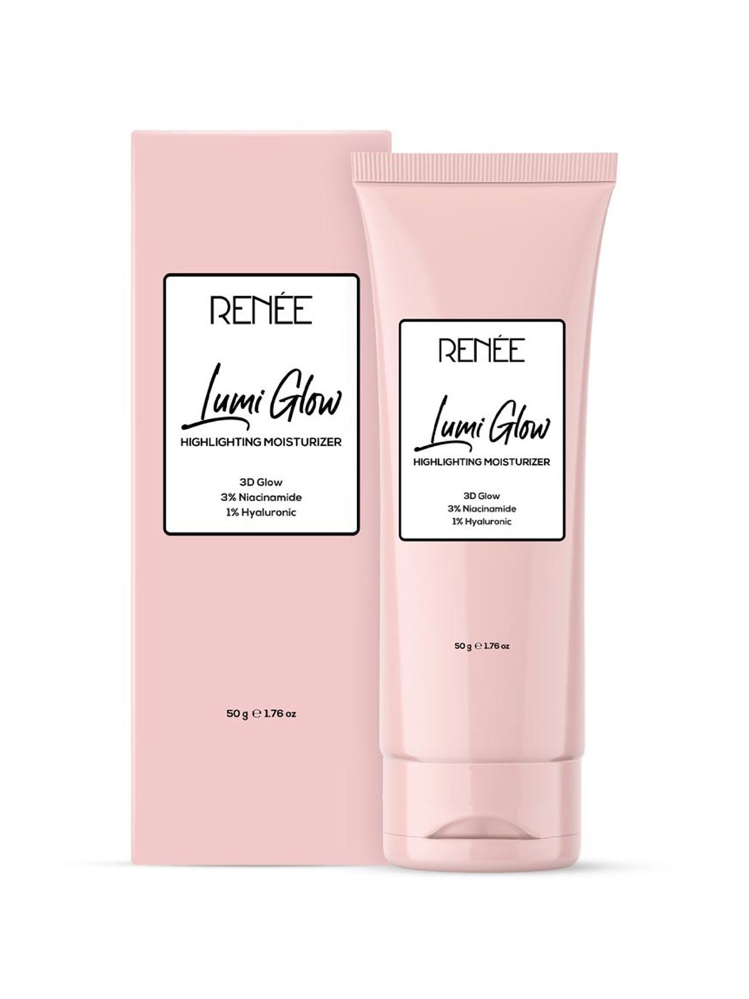 

Renee Lumi Glow Cream Highlighting Face Moisturizer - 50g, Pink