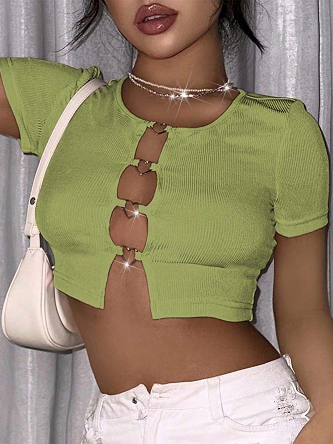 

StyleCast x Revolte Top, Green