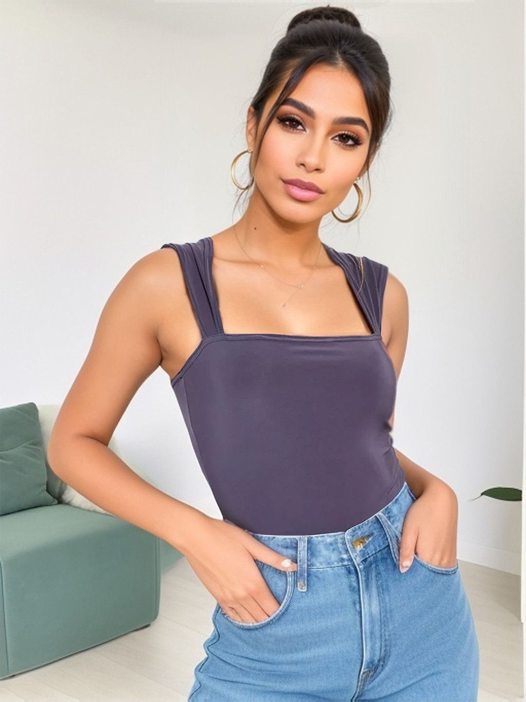 

StyleCast x Revolte Top, Blue