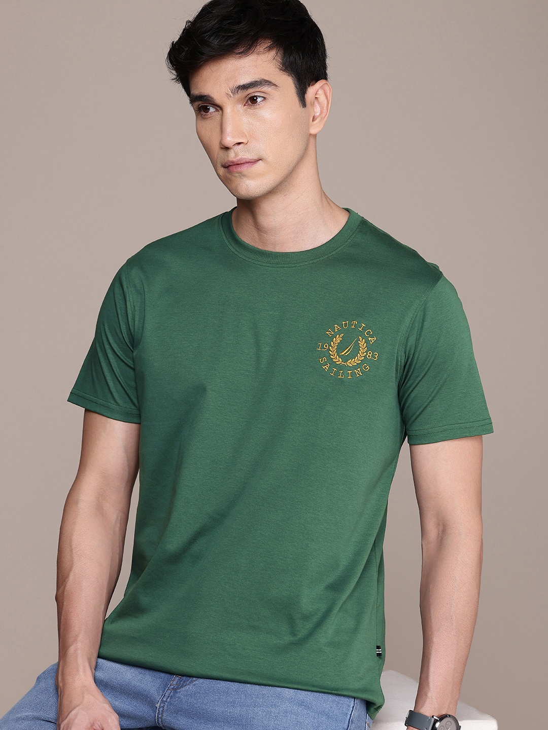 

Nautica Pure Cotton T-shirt, Green